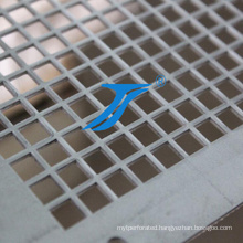 China Square Holes Perforated Metal Mesh, Square Hole Punching